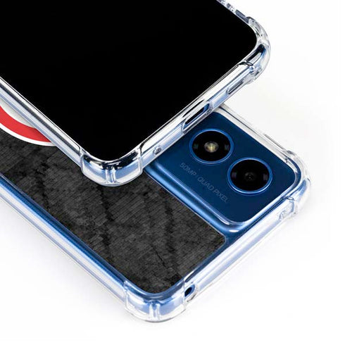 NBA Atlanta Hawks Dark Rust Moto G 5G (2024) Clear Case